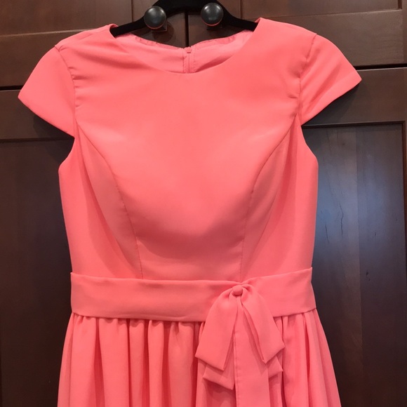 Ladies “Bella” Coral Dress - Picture 2 of 11